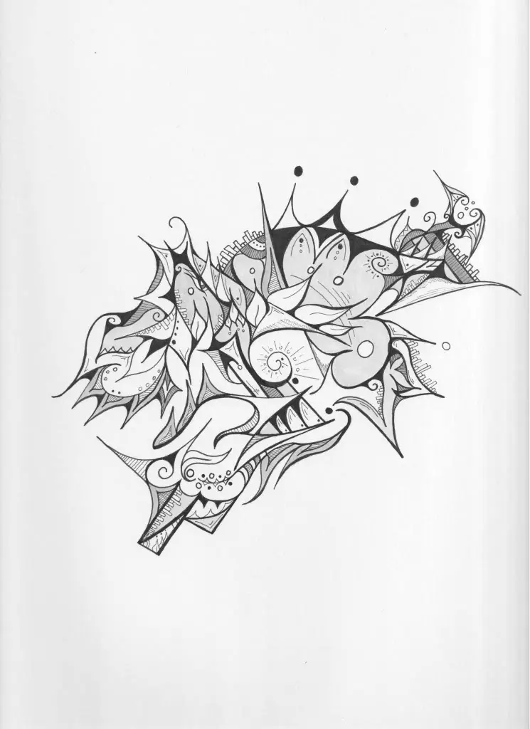 black and gray dude j